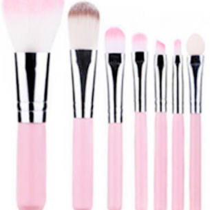 Makeup Brush Set Foundation Eyebrow Eyeliner Blush Cosmetic Concealer Brushes Pink Cute Pink Makeup Brushes With Box